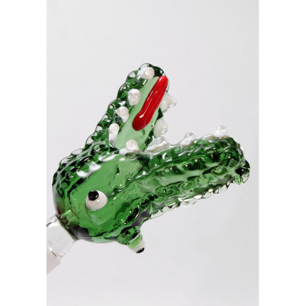 Kotel sklo Grace Glass Krokodýl 14,5mm, zelený