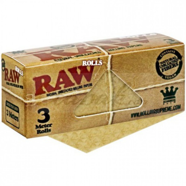 RAW Classic Rolls cigaretové papírky 3m