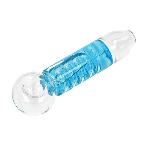 Šlukovka skleněná s chladícím gelem a drtičkou 11,5cm