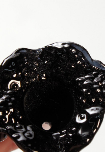 Skleněný kotlík Kobra 14,5mm, černá