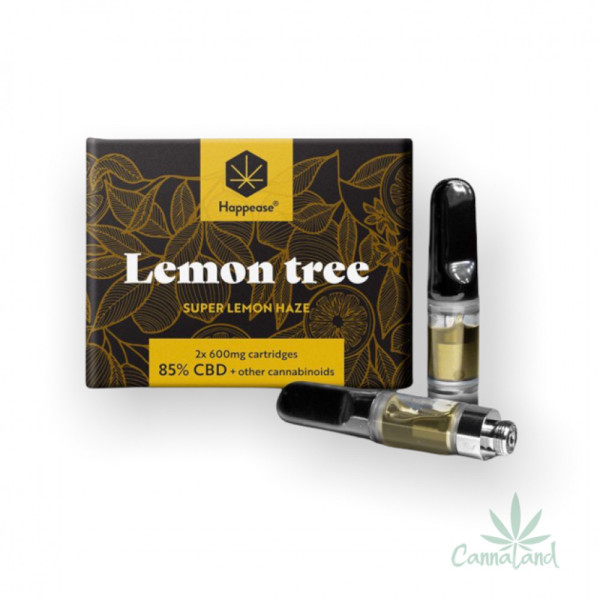 Cartridge Happease CBD 85% Lemon Tree, 2ks