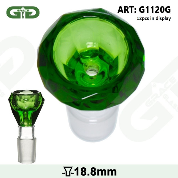 Kotel sklo Grace Glass Diamant 18,8mm zelený