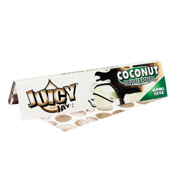 Juicy Jays King Size ochucené cigaretové papírky, kokos
