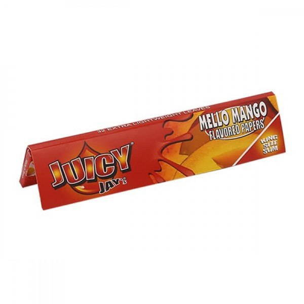 Juicy Jays King Size ochucené papírky, meloun-mango