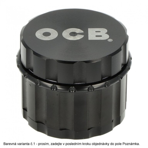 Drtička kovová OCB 4 dílná, černá, antracitová
