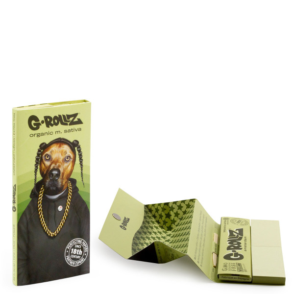 G-ROLLZ Reggae Rap Medicago Sativa papírky s filtry a podkladem