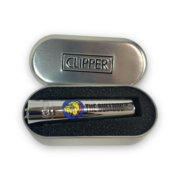 Zapalovač Clipper Metal Bulldog Silver