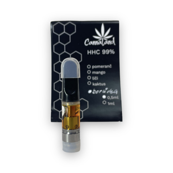 HHC Cartridge 99% 0,5 ml, borůvka
