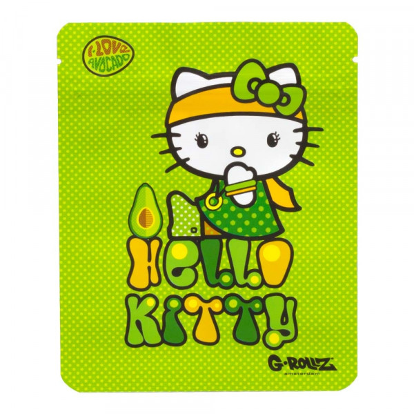 Rychlouzavírací sáček G-Rollz Hello Kitty Avocado 10,5x12,5cm 8ks